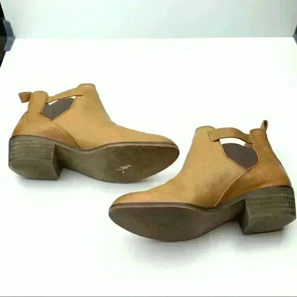 Splendid ankle boots 7 tan leather Chelsea western - Picture 5 of 11